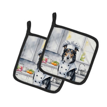 Load image into Gallery viewer, Borzoi The Chef Pot Holders - Set of 2 Decorative Kitchen Helpers | Made in the USA