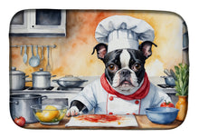 Load image into Gallery viewer, Boston Terrier The Chef Dish Drying Mat