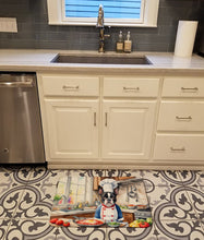 Load image into Gallery viewer, Boston Terrier The Chef Memory Foam Kitchen Mat