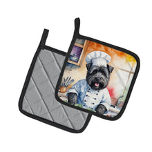 Load image into Gallery viewer, Bouvier des Flandres The Chef Pot Holders - Set of 2 Decorative Kitchen Helpers | Made in the USA