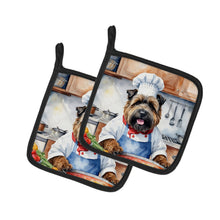 Load image into Gallery viewer, Bouvier des Flandres The Chef Pot Holders - Set of 2 Decorative Kitchen Helpers | Made in the USA