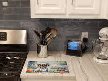 Load image into Gallery viewer, Boxer The Chef Glass Cutting Boards – Durable, Decorative Kitchen Art