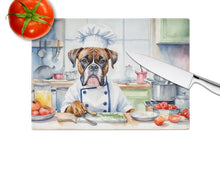 Load image into Gallery viewer, Boxer The Chef Glass Cutting Boards – Durable, Decorative Kitchen Art