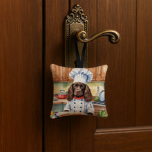 Load image into Gallery viewer, Boykin Spaniel The Chef Hanging Square Fabric Ornament 3.5 × 3.5