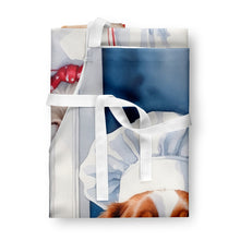 Load image into Gallery viewer, Brittany Spaniel The Chef Apron – Artist-Designed Kitchen, BBQ &amp; Craft Apron