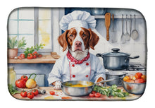 Load image into Gallery viewer, Brittany Spaniel The Chef Dish Drying Mat