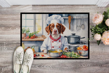 Load image into Gallery viewer, Brittany Spaniel The Chef Doormat