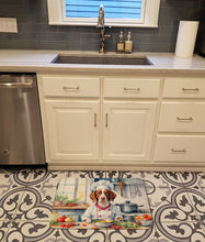 Load image into Gallery viewer, Brittany Spaniel The Chef Memory Foam Kitchen Mat