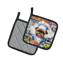 Load image into Gallery viewer, Brussels Griffon The Chef Pot Holders - Set of 2 Decorative Kitchen Helpers | Made in the USA