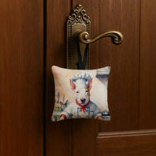 Load image into Gallery viewer, Bull Terrier The Chef Hanging Square Fabric Ornament 3.5 × 3.5