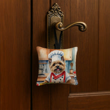 Load image into Gallery viewer, Cairn Terrier The Chef Hanging Square Fabric Ornament 3.5 × 3.5
