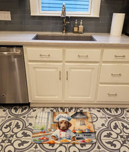 Load image into Gallery viewer, Chesapeake Bay Retriever The Chef Memory Foam Kitchen Mat