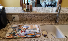 Load image into Gallery viewer, Chihuahua The Chef Dish Drying Mat