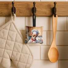 Load image into Gallery viewer, Chihuahua The Chef Hanging Square Fabric Ornament 3.5 × 3.5