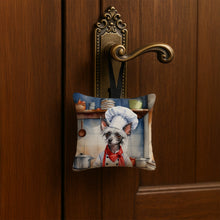Load image into Gallery viewer, Chinese Crested The Chef Hanging Square Fabric Ornament 3.5 × 3.5