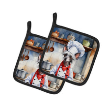 Load image into Gallery viewer, Chinese Crested The Chef Pot Holders - Set of 2 Decorative Kitchen Helpers | Made in the USA