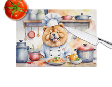 Load image into Gallery viewer, Chow Chow The Chef Glass Cutting Boards – Durable, Decorative Kitchen Art