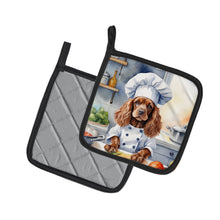 Load image into Gallery viewer, Cocker Spaniel The Chef Pot Holders - Set of 2 Decorative Kitchen Helpers | Made in the USA