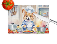 Load image into Gallery viewer, Corgi The Chef Glass Cutting Boards – Durable, Decorative Kitchen Art