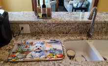 Load image into Gallery viewer, Coton de Tulear The Chef Dish Drying Mat