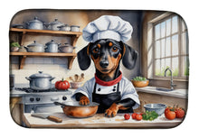 Load image into Gallery viewer, Dachshund The Chef Dish Drying Mat