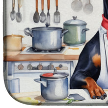 Load image into Gallery viewer, Doberman Pinscher The Chef Dish Drying Mat