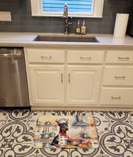 Load image into Gallery viewer, Doberman Pinscher The Chef Memory Foam Kitchen Mat