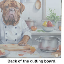 Load image into Gallery viewer, Dogue de Bordeaux The Chef Glass Cutting Boards – Durable, Decorative Kitchen Art