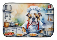 Load image into Gallery viewer, English Bulldog The Chef Dish Drying Mat
