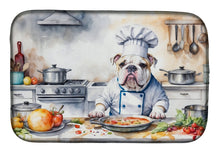 Load image into Gallery viewer, English Bulldog The Chef Dish Drying Mat