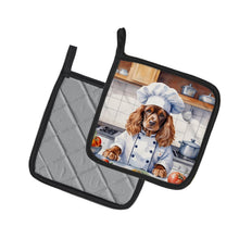 Load image into Gallery viewer, English Cocker Spaniel The Chef Pot Holders - Set of 2 Decorative Kitchen Helpers | Made in the USA