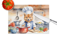 Load image into Gallery viewer, Finnish Spitz The Chef Glass Cutting Boards – Durable, Decorative Kitchen Art