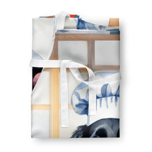 Load image into Gallery viewer, Flat-Coated Retriever The Chef Apron – Artist-Designed Kitchen, BBQ &amp; Craft Apron