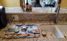 Load image into Gallery viewer, French Bulldog The Chef Dish Drying Mat