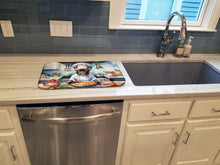 Load image into Gallery viewer, French Bulldog The Chef Dish Drying Mat