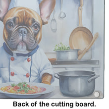 Load image into Gallery viewer, French Bulldog The Chef Glass Cutting Boards – Durable, Decorative Kitchen Art