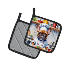 Load image into Gallery viewer, French Bulldog The Chef Pot Holders - Set of 2 Decorative Kitchen Helpers | Made in the USA