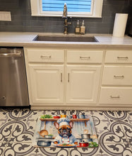 Load image into Gallery viewer, French Bulldog The Chef Memory Foam Kitchen Mat