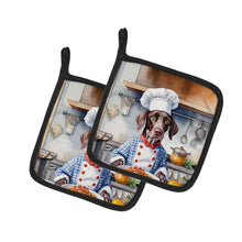 Load image into Gallery viewer, German Shorthaired Pointer The Chef Pot Holders - Set of 2 Decorative Kitchen Helpers | Made in the USA