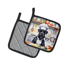 Load image into Gallery viewer, Giant Schnauzer The Chef Pot Holders - Set of 2 Decorative Kitchen Helpers | Made in the USA