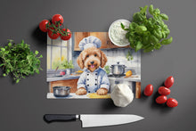 Load image into Gallery viewer, Goldendoodle The Chef Glass Cutting Boards – Durable, Decorative Kitchen Art