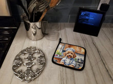 Load image into Gallery viewer, Goldendoodle The Chef Pot Holders - Set of 2 Decorative Kitchen Helpers | Made in the USA