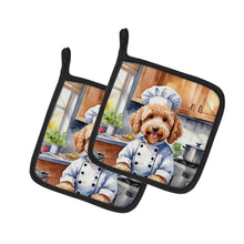 Load image into Gallery viewer, Goldendoodle The Chef Pot Holders - Set of 2 Decorative Kitchen Helpers | Made in the USA