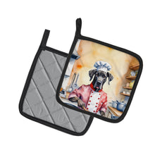 Load image into Gallery viewer, Great Dane The Chef Pot Holders - Set of 2 Decorative Kitchen Helpers | Made in the USA