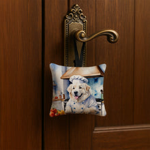Load image into Gallery viewer, Great Pyrenees The Chef Hanging Square Fabric Ornament 3.5 × 3.5