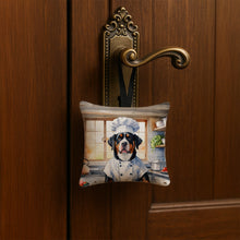 Load image into Gallery viewer, Greater Swiss Mountain Dog The Chef Hanging Square Fabric Ornament 3.5 × 3.5