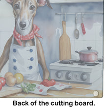 Load image into Gallery viewer, Greyhound The Chef Glass Cutting Boards – Durable, Decorative Kitchen Art