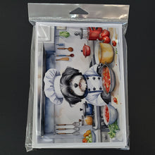 Load image into Gallery viewer, Havanese The Chef Greeting Cards - Blank Note Cards – 8-Pack of Artist-Designed Cards with Envelopes