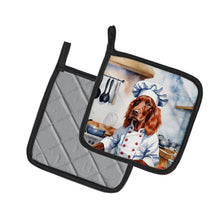 Load image into Gallery viewer, Irish Setter The Chef Pot Holders - Set of 2 Decorative Kitchen Helpers | Made in the USA