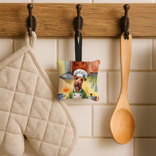 Load image into Gallery viewer, Irish Terrier The Chef Hanging Square Fabric Ornament 3.5 × 3.5